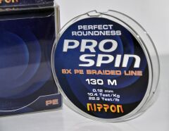 Nippon ProSpin 8x PE Kaplı İp Misina 130 mt 0,28 mm