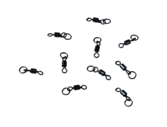 Swivel Rings Size 8/10 Pcs Hızlı Fırdöndü