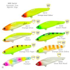 Deepvib 600 Vibrasyon Yem Serisi 22gr UV Glow Color