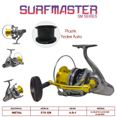 Oskar Surf Master 8000 Olta Makinesi (Plastik Yedek Kafa)