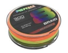 Pesca 8X Braid 300 MT Multi Color