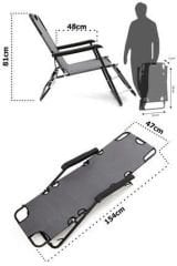 Şezlong Lüx Kamp Sandalyesi