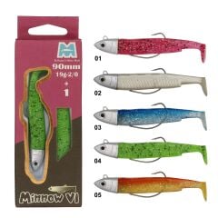 Minnow 6 Süper 90 mm Silikon 19g-2/0+1