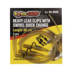 Heavy Lead Clips With Swivel Quick Change