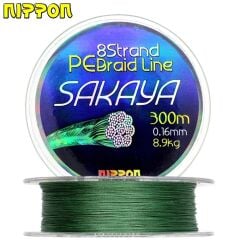 Sakaya 300 Mt İp Misina 8X D.Green