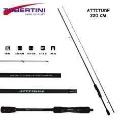 Tubertini Attitude 2.20m 3-18g Spin/LRF Kamışı