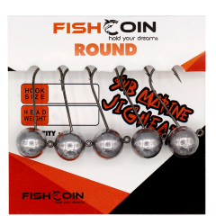 Fishcoin Round Jighead 8-1.5 Gr