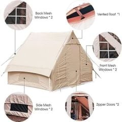 Fischer 210D Oxford Şişme Çadır 300X210X190