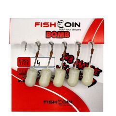 Fishcoin Bomb Jighead Glow 4-4 Gr