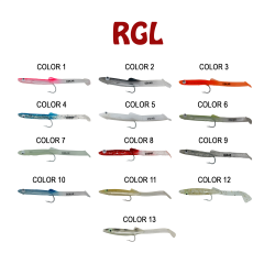 Oskar RGL Silikon Balık 10.5cm (25Lİ Paket)