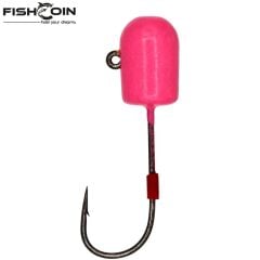 Fishcoin Bomb Jighead Pink Glow 4-4.5 Gr