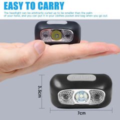 Baretta BRT61 XPE Pearls LED Hareket Sensörlü Mini USB Şarjlı Kafa Feneri