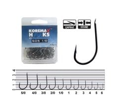 Koremax 505 Siyah Nikel Olta İğnesi