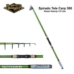 Spirado Tele Carp Sazan Kamışı 3,5Lbs
