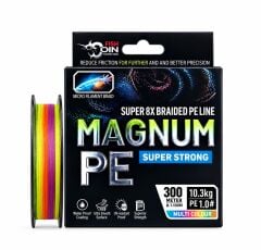 Fishcoin Magnum + 8x 300 Mt Multı Color İp Misina