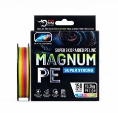 Fishcoin Magnum + 8x 150 Mt Multı Color İp Misina