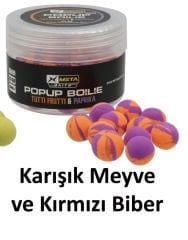 Meta 16Mm Pop Ups Karışık Meyve-Kırmızı Biber Aromalı