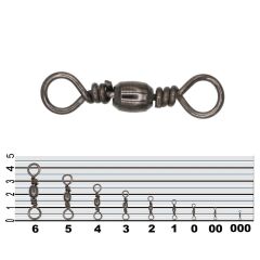 Düz Fırdöndü Black Nickel 144'lü