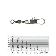 Kilitli Fırdöndü Black Nickel 144'lü