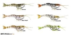 Savage gear TPE Manic Shrimp 10 cm 8 gr Sahte Balık Avacado