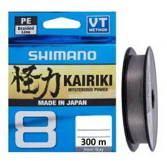 Shimano Kairiki 8X 300 M Steel Gray Örgü İp Misina