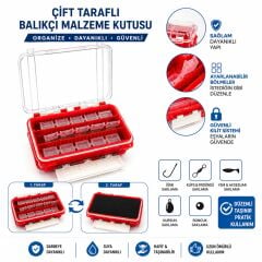 Çift Taraflı Balıkçı Malzeme Kutusu