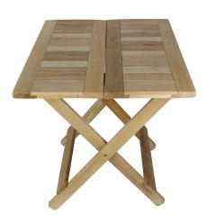 Komple Ahşap Katlanır Masa