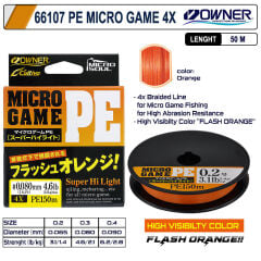 Cultiva 66107  150M PE Micro Game 4x