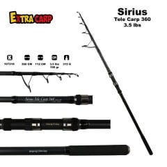 Extra Carp Sirius 3.60m 3.5lb Teleskopik Sazan Kamışı