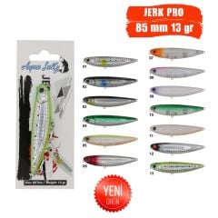 Aqua Salty Jerk Pro 8.5cm/13g Maket Balık