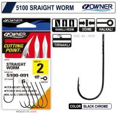 Owner 5100 Straight Worm BN İğne