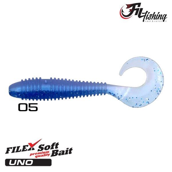 Filex Soft Bait Orak Kuyruklu Silikon Balık 7.5 cm 5