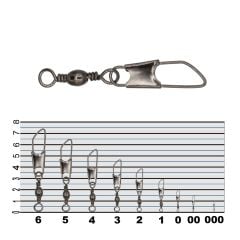 Klipsli Fırdöndü Siyah Nikel 144'lü