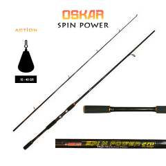 Oskar Spin Power Carbon 240cm  Olta Kamışı 15-40g