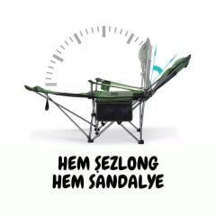 Windcamp Kamp Sandalyesi-Şezlong Haki