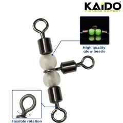 Inox Boncuklu Bilyalı Üçlü Fırdöndü 10lu