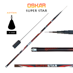 Oskar Carbon Super Star Göl Kamışı 900cm