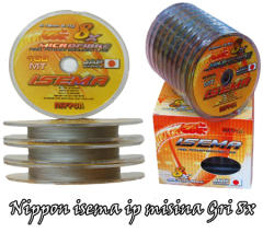 Nippon İsema 8x ip Misina 300 mt Gri 0,28 mm