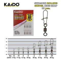 SWX-3407 Rolling Swivel Coastlock Snap (10 Pcs)