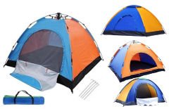 Fischer 6 Kişilik Kamp Çadırı 220*250*150cm Manuel Kurulumlu (Kolay Kurulumlu)
