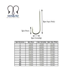 Maruto 1799 (1251C) Nikel Olta İğnesi