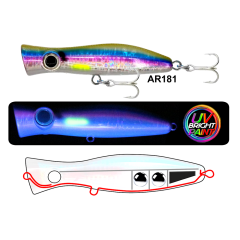 Blitz Popper 105Mm 30Gr Su Üstü Maket Balık AR181