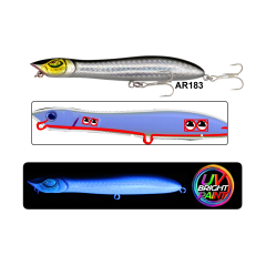 Croax Zigzag 106Mm 11Gr Su Üstü Maket Balık AR183