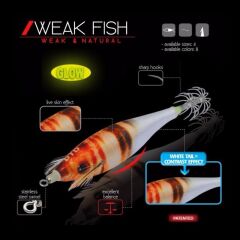Weak Fish Bukva 2.5 Kalamar Zokası DTD Painted Comber