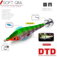 Soft Gira 1,5 Kalamar Zokası DTD Red