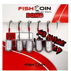 Fishcoin Bomb Jighead 4-5 Gr
